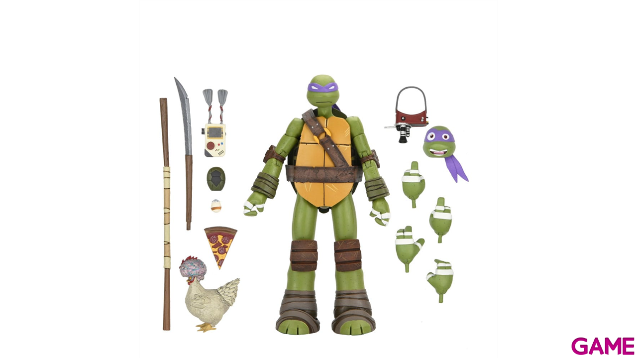 Figura Tortugas Ninja Action Figure Ultimate Donatello de 18 cm-1
