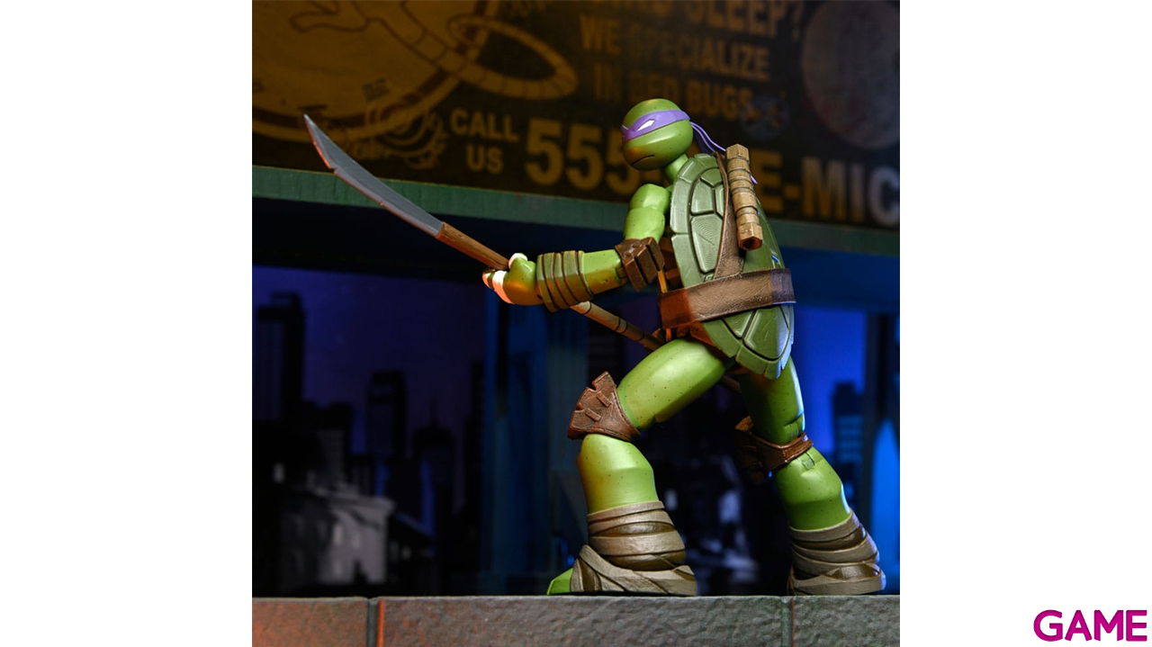 Figura Tortugas Ninja Action Figure Ultimate Donatello de 18 cm-2
