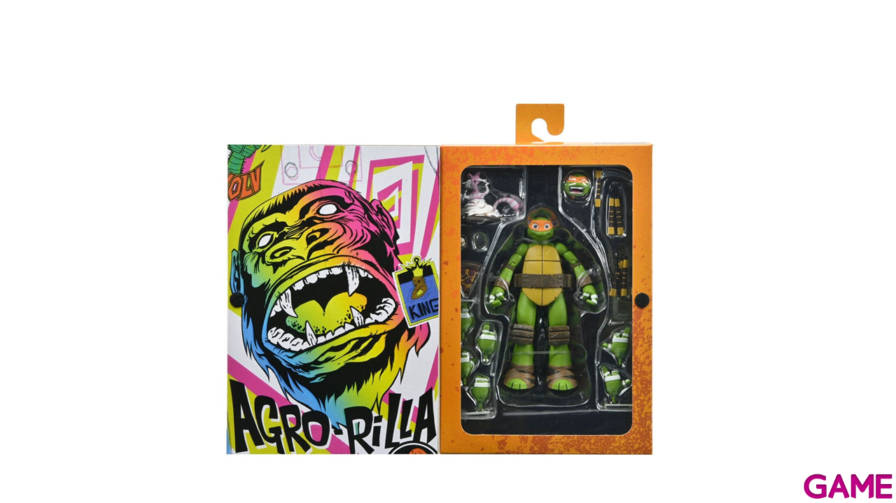 Figura Tortugas Ninja Action Figure Ultimate Michelangelo de 18 cm-2