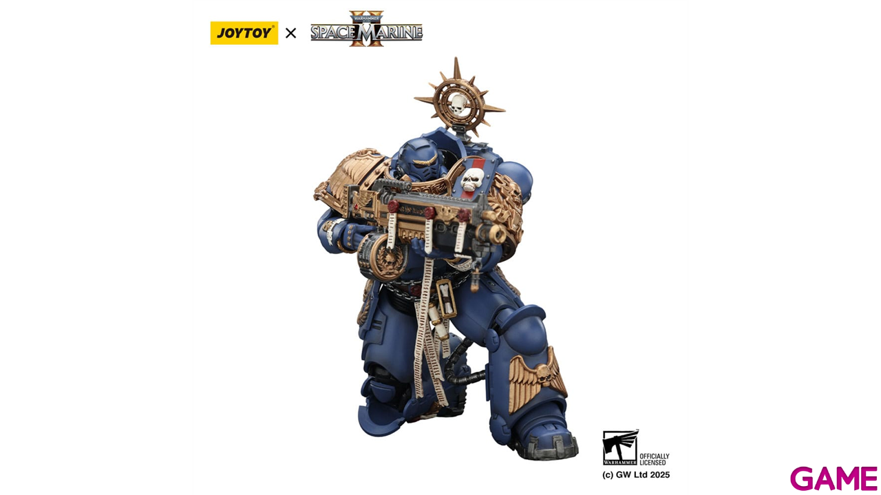 Figura Warhammer 40,000: Space Marine 2 Ultramarines Heavy Relic Primus Armor de 13 cm-0