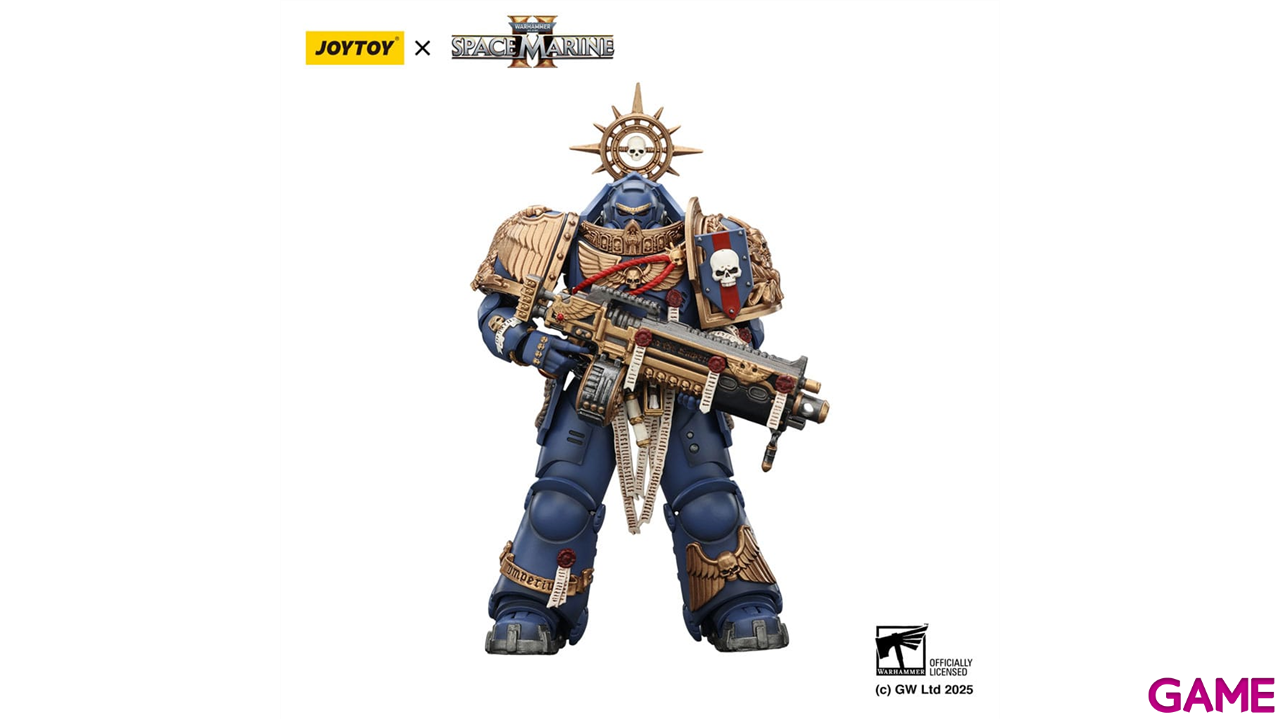 Figura Warhammer 40,000: Space Marine 2 Ultramarines Heavy Relic Primus Armor de 13 cm-2