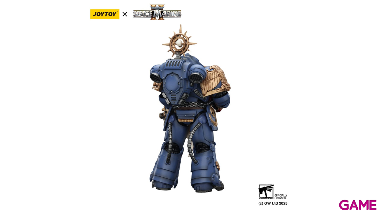 Figura Warhammer 40,000: Space Marine 2 Ultramarines Heavy Relic Primus Armor de 13 cm-3