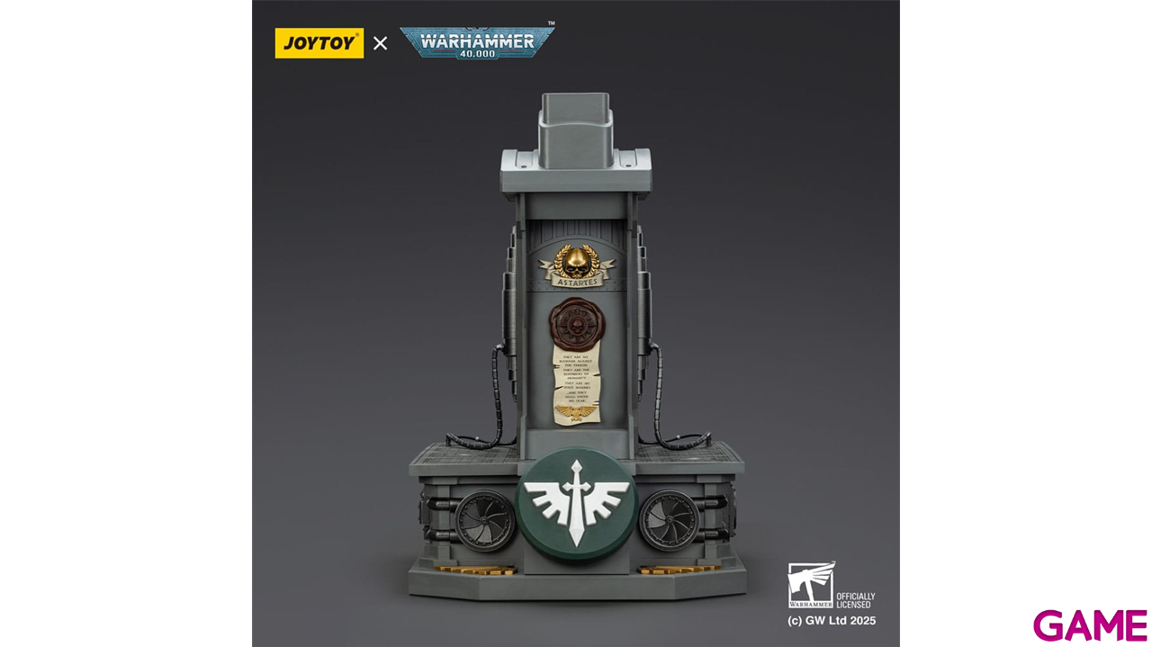 Réplica Casco con stand Warhammer 40,000: Dark Angels MkX de 44 cm-0