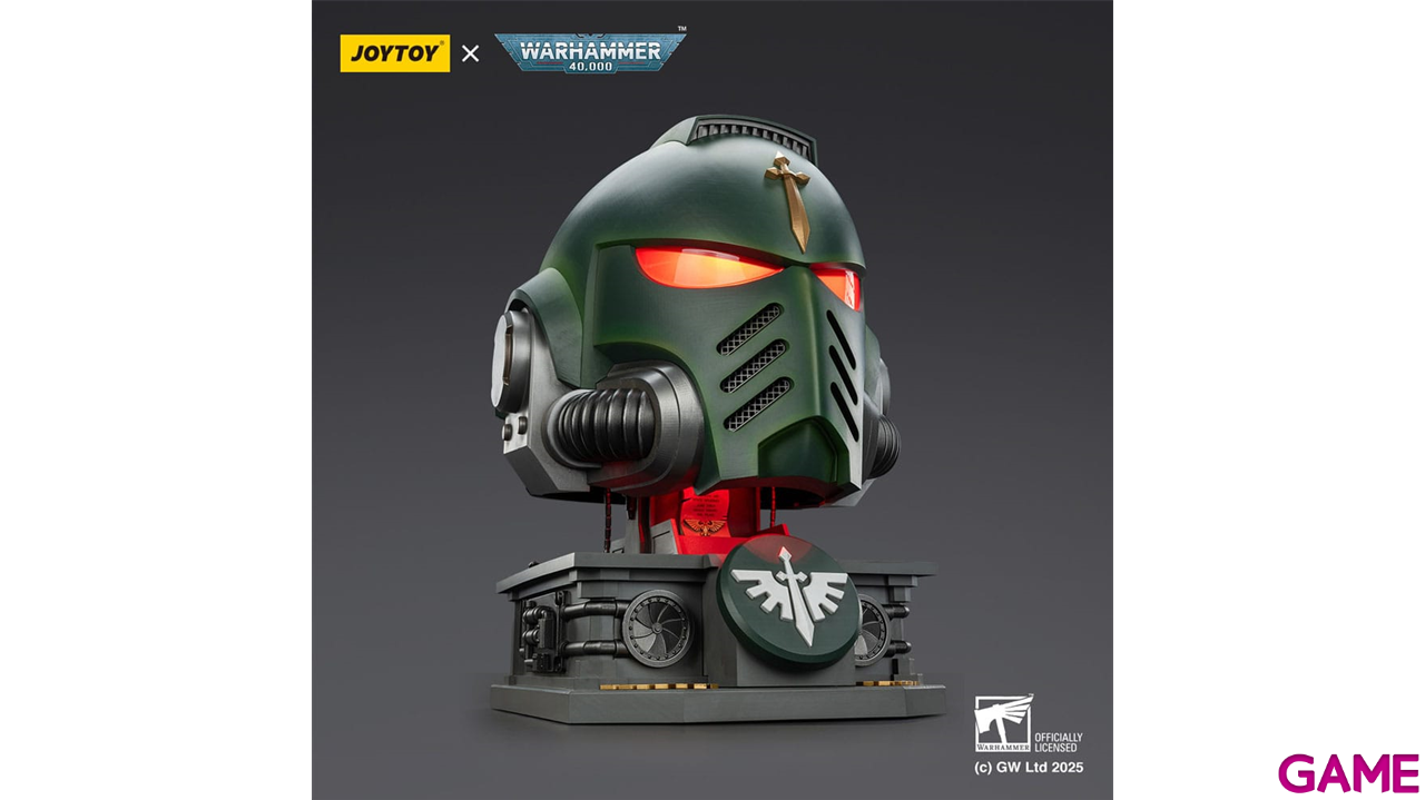 Réplica Casco con stand Warhammer 40,000: Dark Angels MkX de 44 cm-1