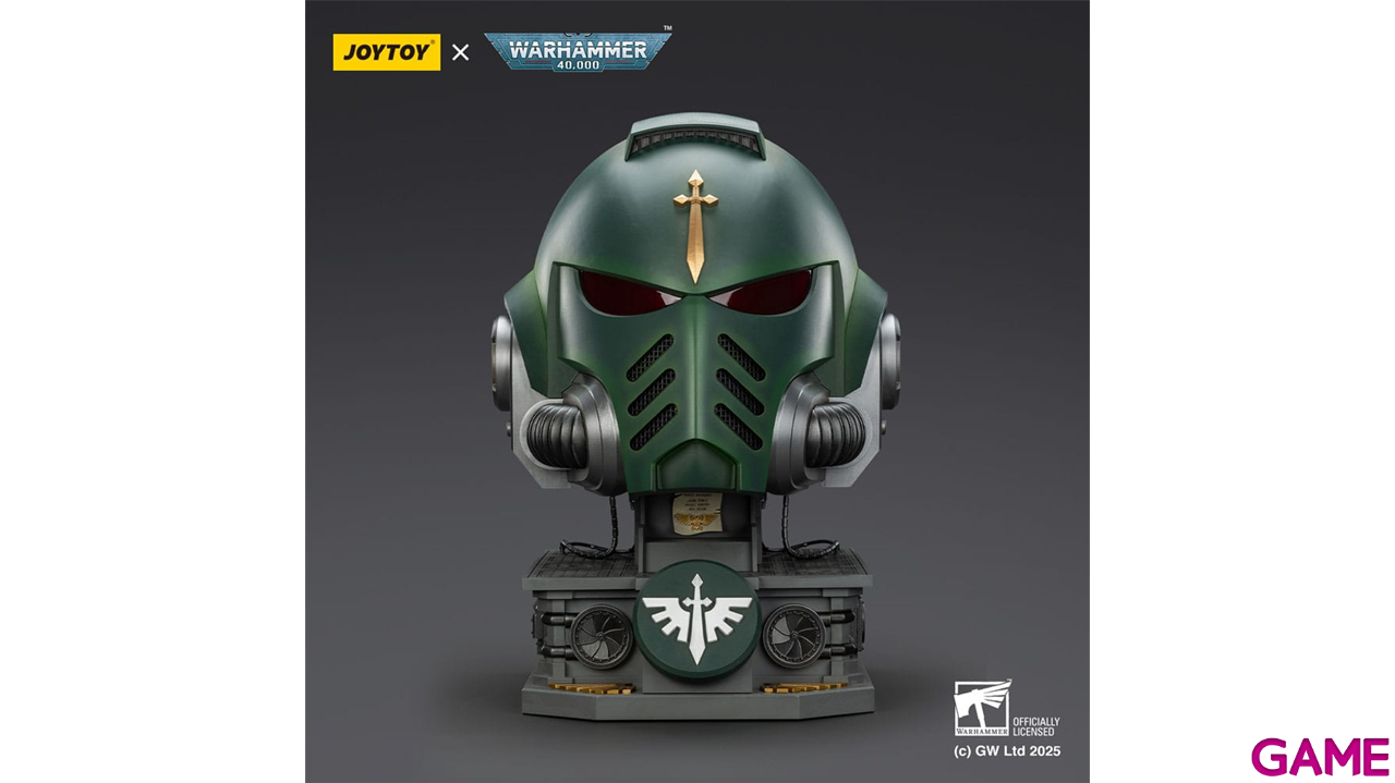 Réplica Casco con stand Warhammer 40,000: Dark Angels MkX de 44 cm-3