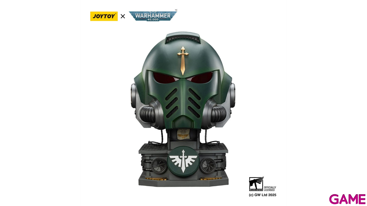 Réplica Casco con stand Warhammer 40,000: Dark Angels MkX de 44 cm-4