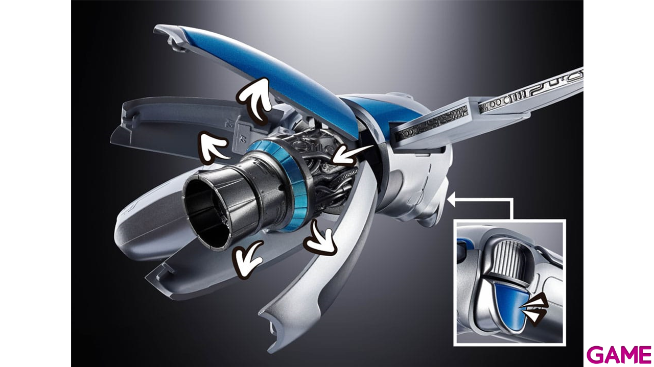 Figura Astro Bot Chogokin Astro Bot & Dual Speeder de 16 cm-1