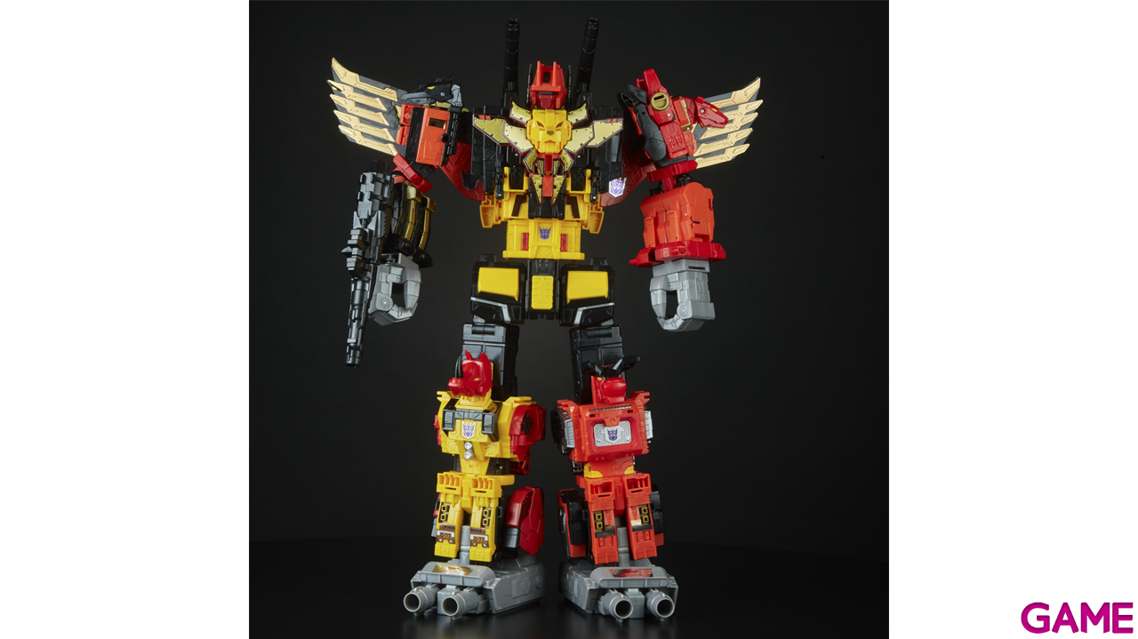Set de construccion Transformers Power of the Prime Predaking Titan Class de 45 cm-0