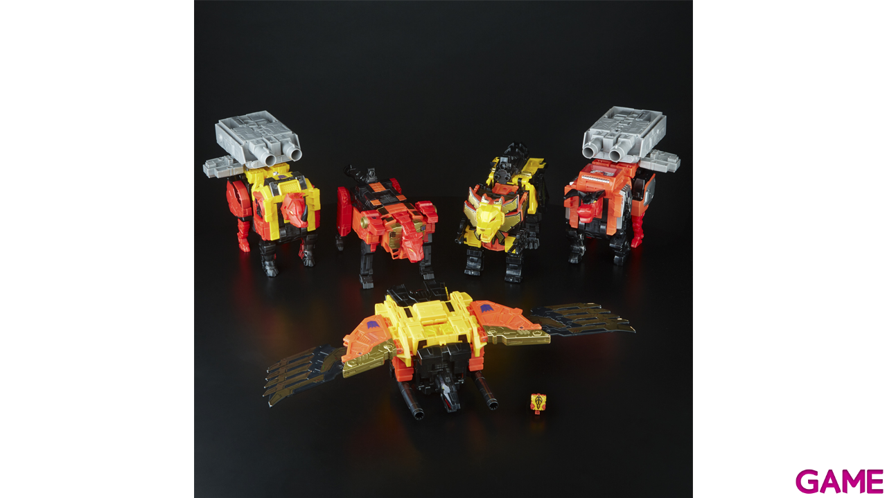Set de construccion Transformers Power of the Prime Predaking Titan Class de 45 cm-3
