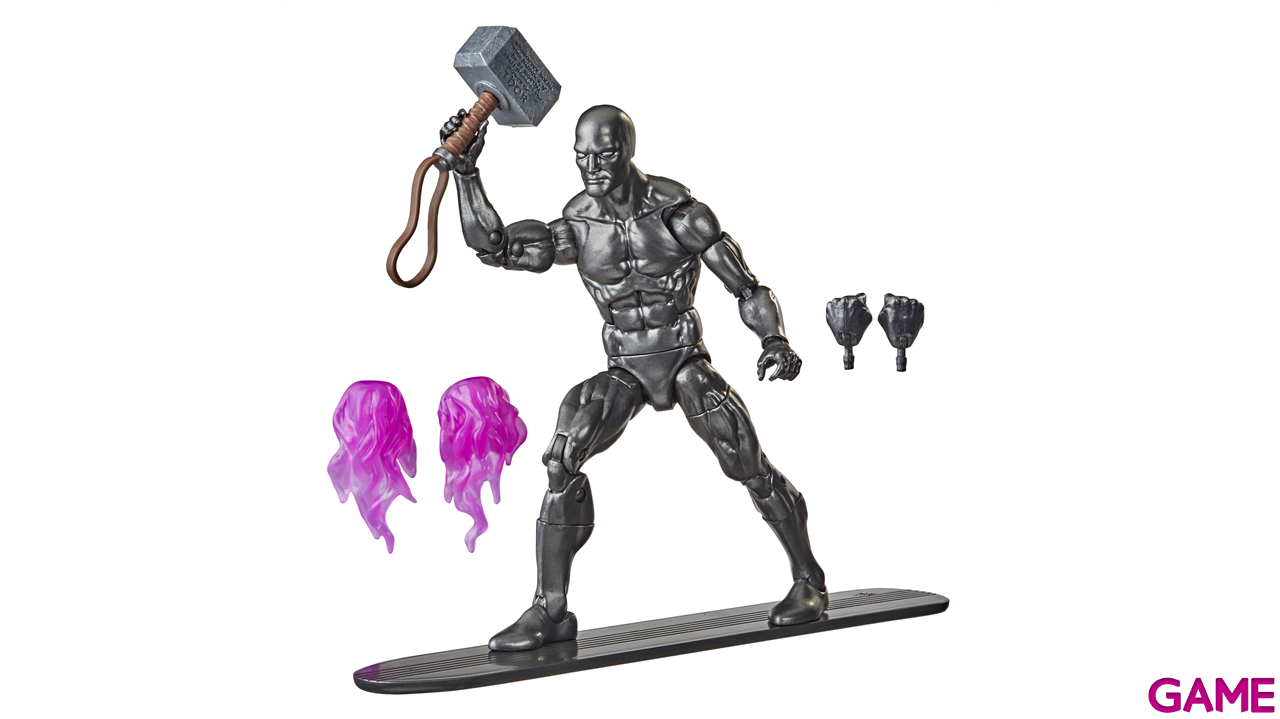 Figura Marvel Legends Silver Surfer & Mjolnir de 15 cm-3