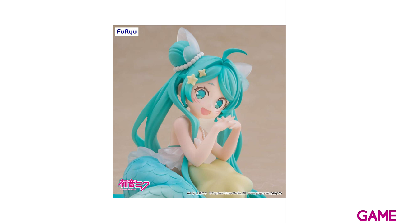 Figura Hatsune Miku Desktop Fairy Mermaid princess version de 9 cm-0