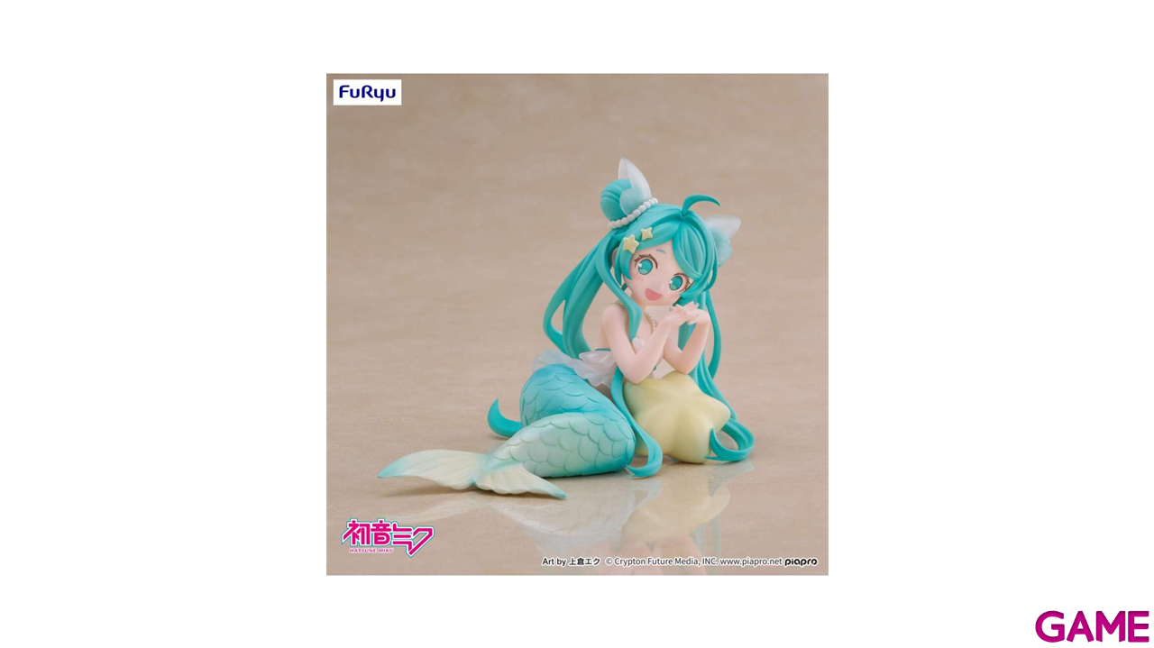 Figura Hatsune Miku Desktop Fairy Mermaid princess version de 9 cm-1