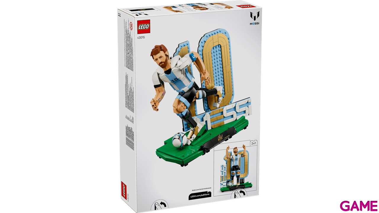 LEGO Editions Football Lionel Messi: Leyenda del Fútbol 43015-5