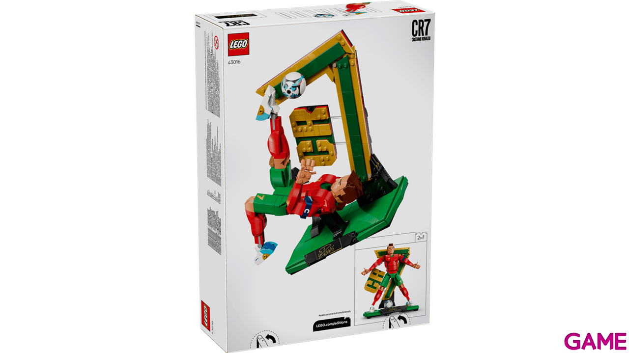 LEGO Editions Football Cristiano Ronaldo: Leyenda del Fútbol 43016-7