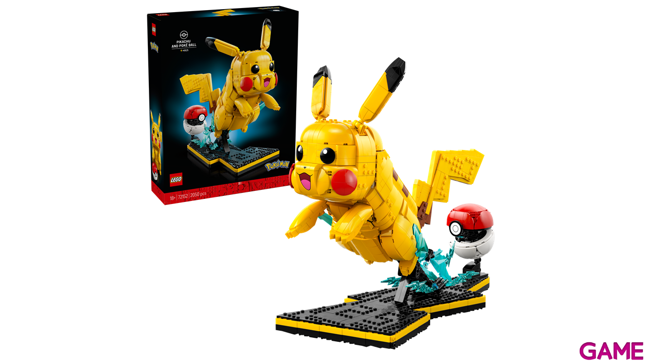LEGO Pokémon Pikachu y Poké Ball 72152-1