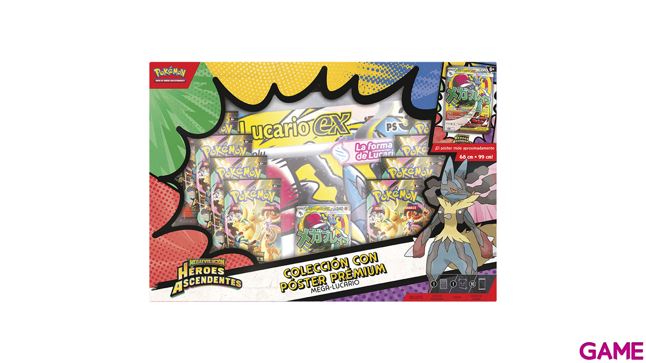 Pokémon TCG Megaevolución Héroes Ascendentes - Mega Lurario/Gardevoir-1