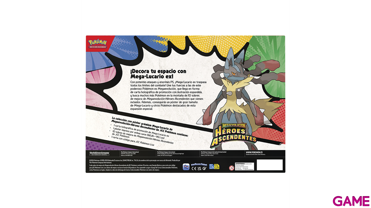 Pokémon TCG Megaevolución Héroes Ascendentes - Mega Lurario/Gardevoir-3