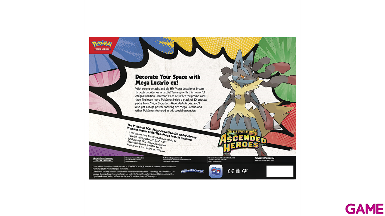 Pokémon TCG Megaevolución Héroes Ascendentes - Mega Lurario/Gardevoir (inglés)-1