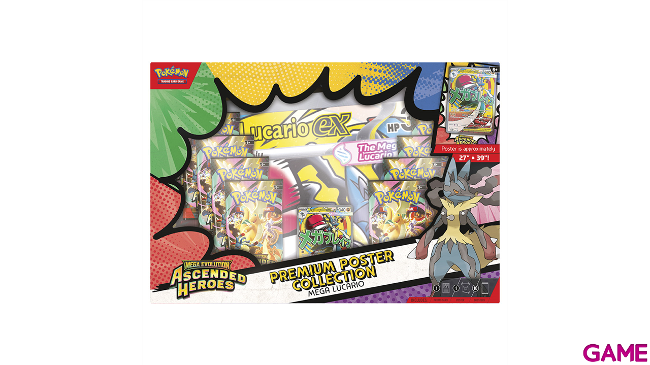 Pokémon TCG Megaevolución Héroes Ascendentes - Mega Lurario/Gardevoir (inglés)-2