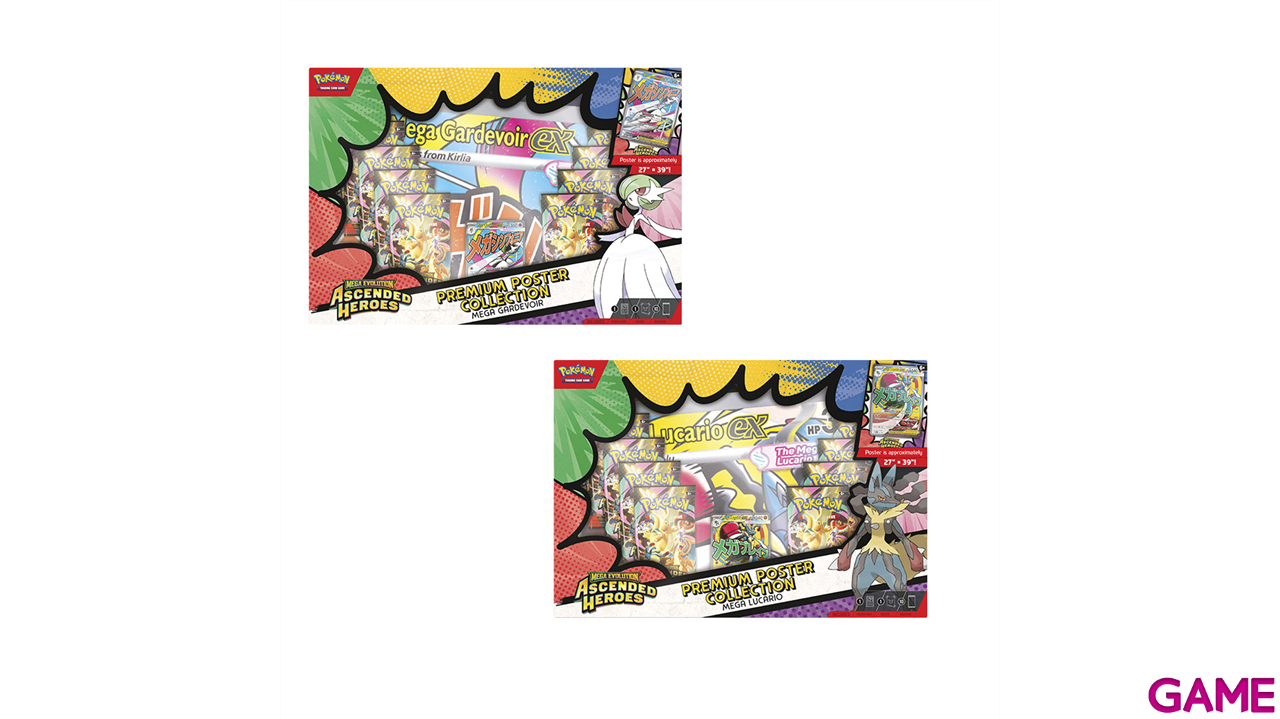 Pokémon TCG Megaevolución Héroes Ascendentes - Mega Lurario/Gardevoir (inglés)-0
