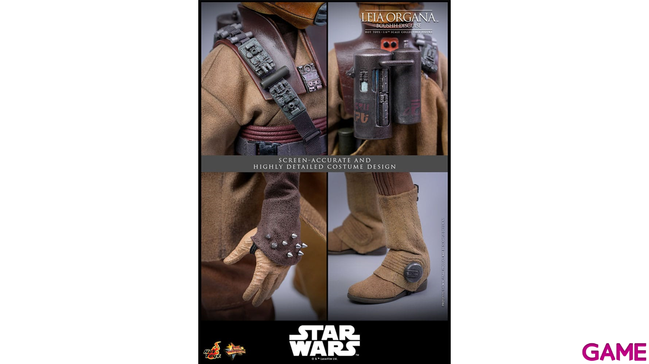 Figura Star Wars Episodio VI Leia Organa (Disfraz de Boushh) de 27 cm-3