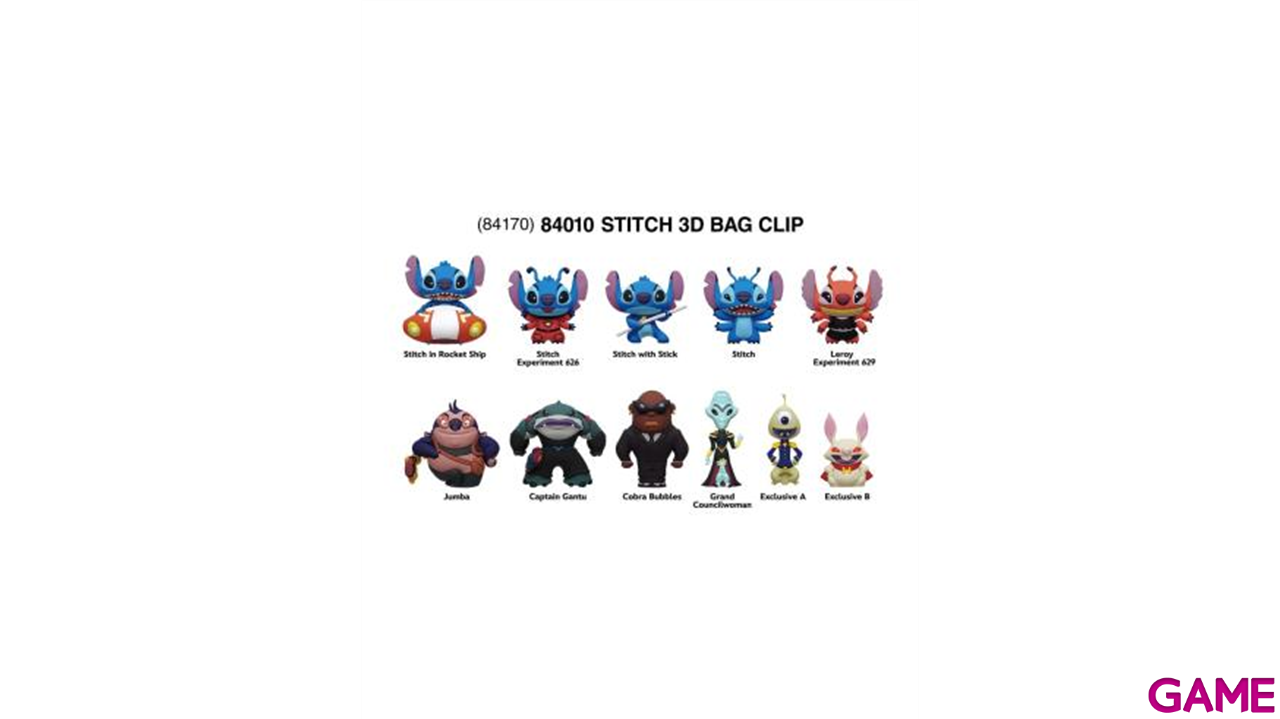Colgante 3D Disney Stitch in space para Mochilas y bolsos (surtido)-1