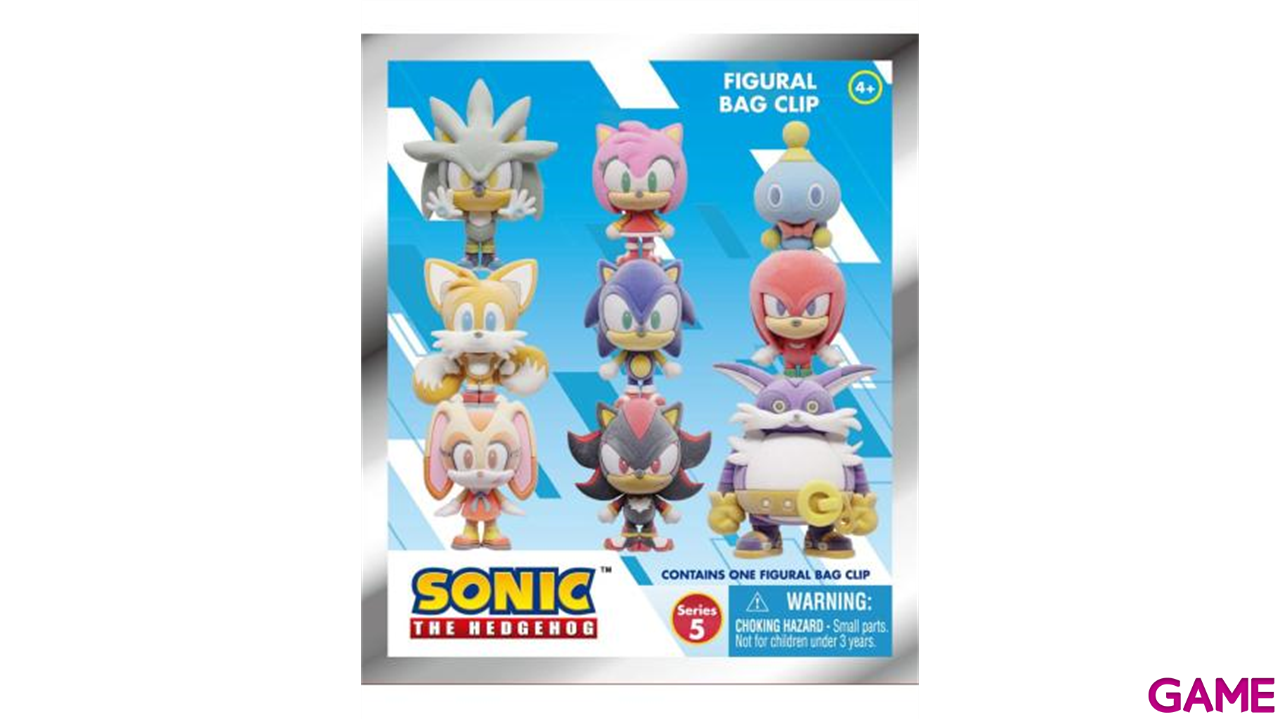 Colgante 3D Sonic series 5 para Mochilas y bolsos (surtido)-0