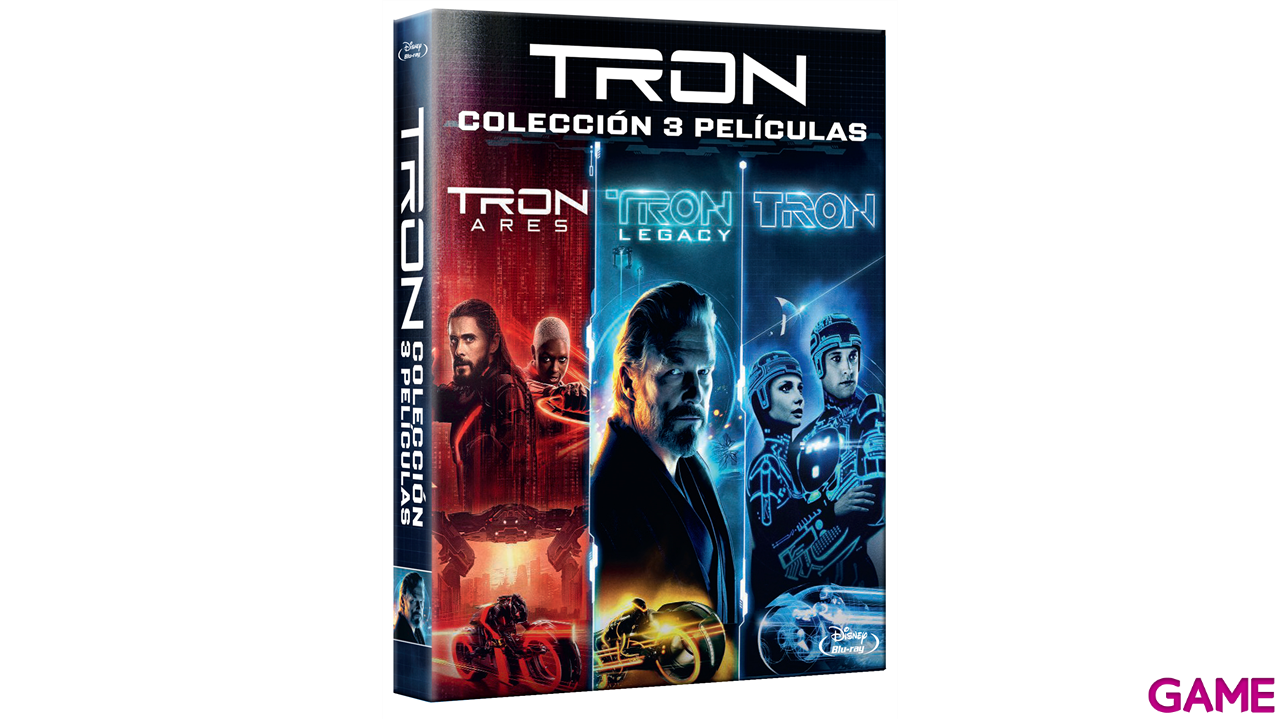 Pack 3 Películas - Tron + Tron Legacy + Tron Ares-0