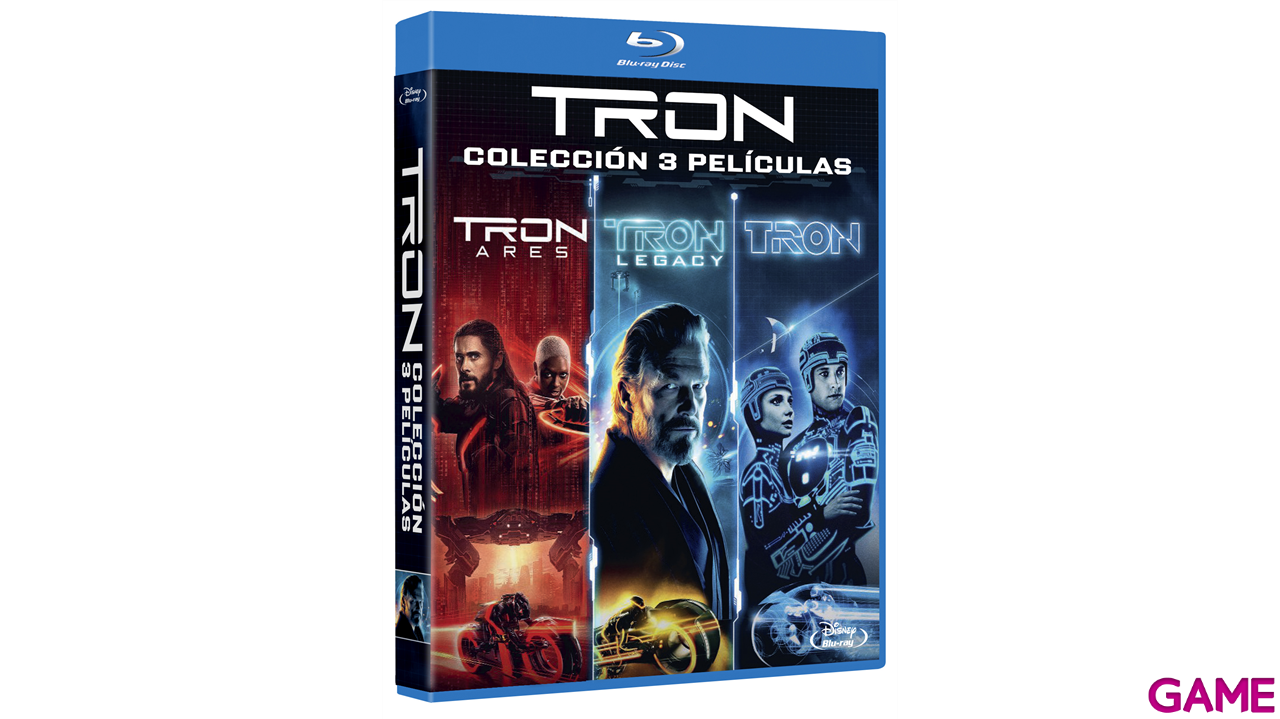 Pack 3 Películas - Tron + Tron Legacy + Tron Ares-1