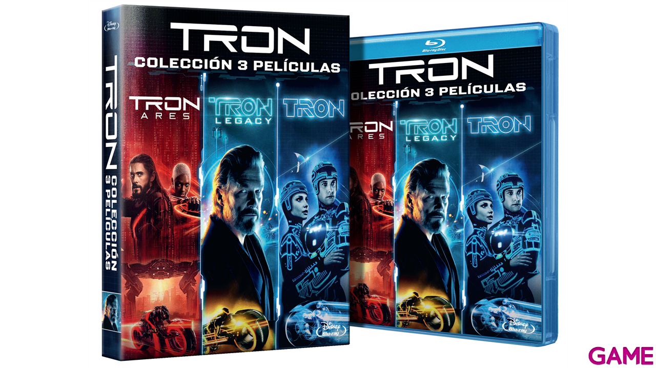 Pack 3 Películas - Tron + Tron Legacy + Tron Ares-2