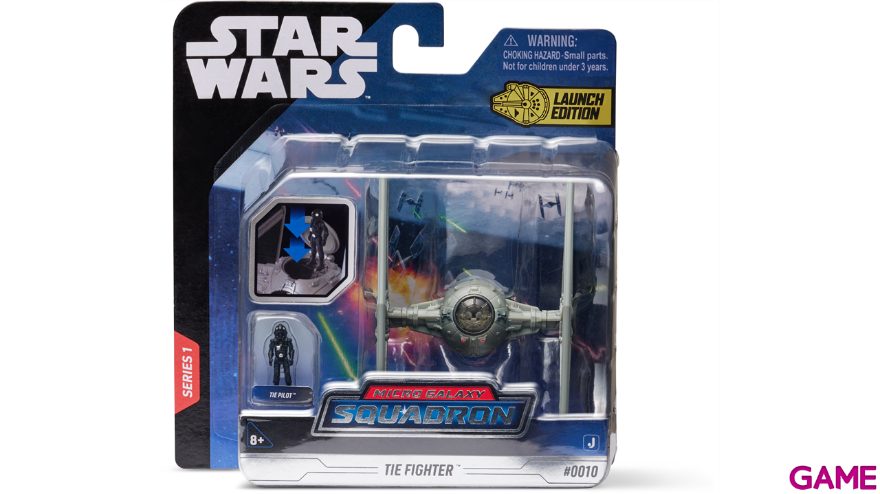 Nave con figura Star Wars Tie Fighter de 8 cm-4