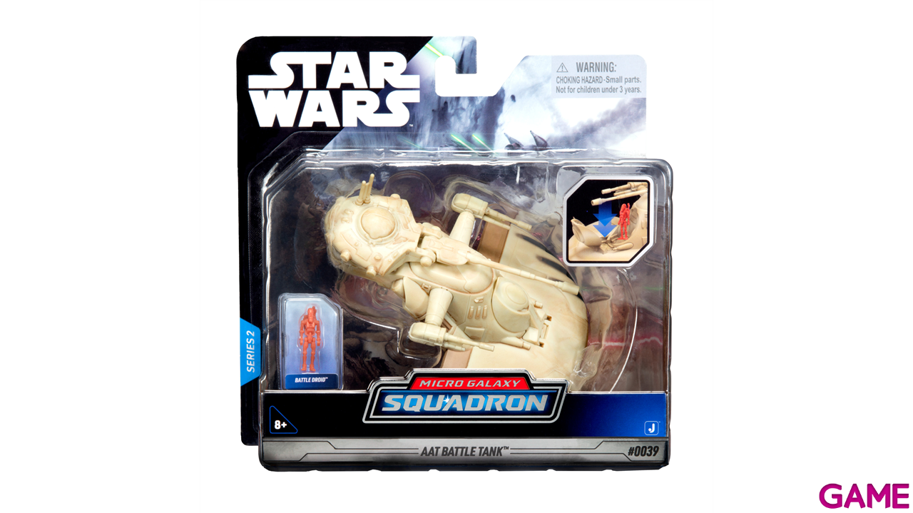 Nave con figura Star Wars AAT Armored Tank de 13 cm-5