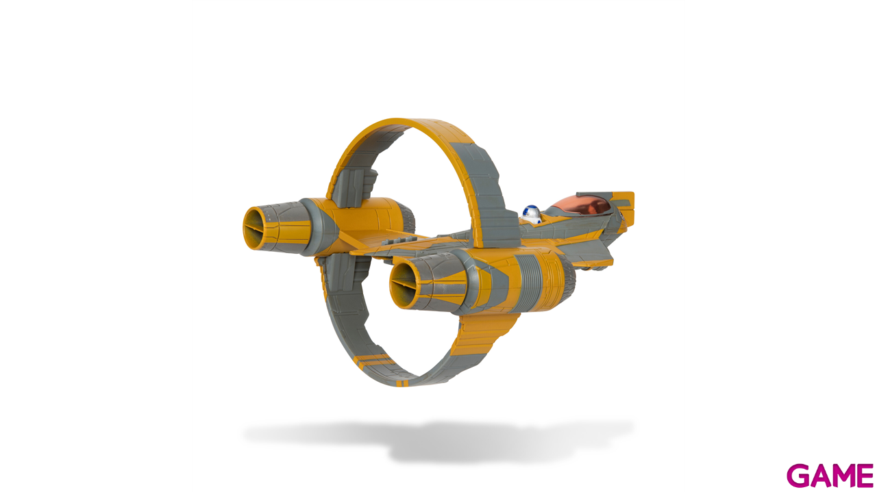 Nave con 2 figuras Star Wars Anakin Skywalker Jedi Starfighter de 12 cm-4