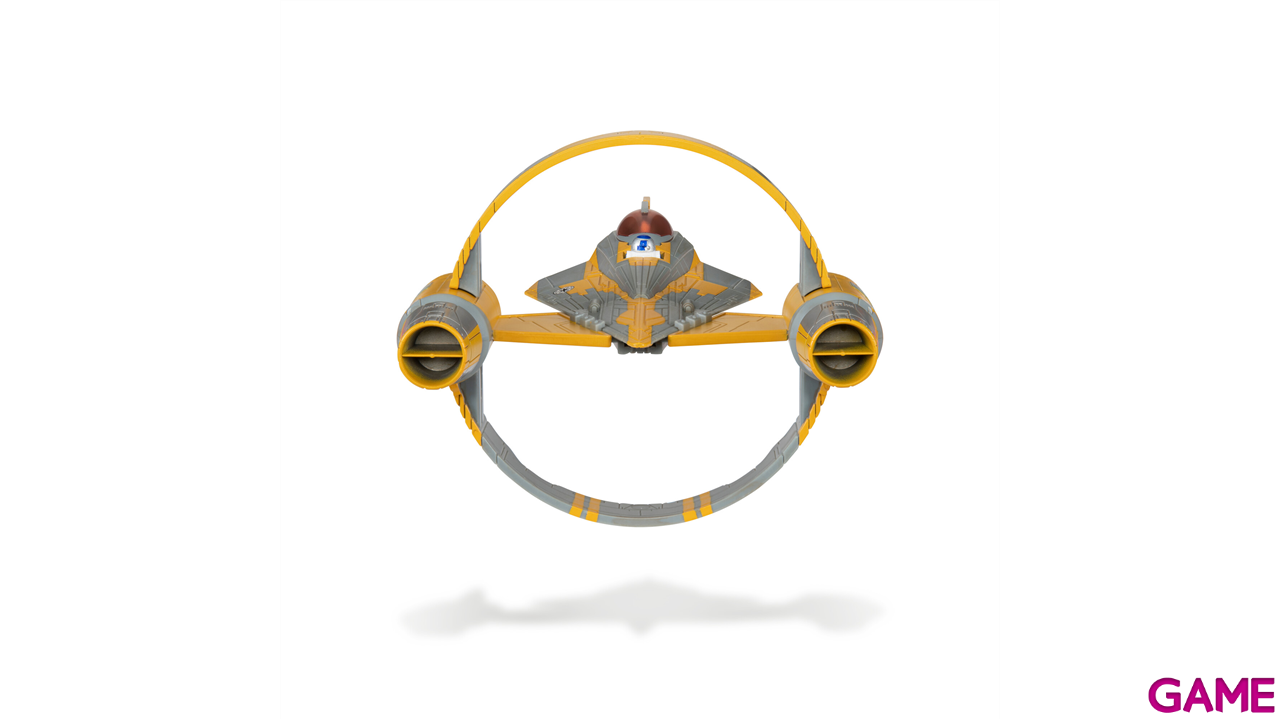 Nave con 2 figuras Star Wars Anakin Skywalker Jedi Starfighter de 12 cm-5