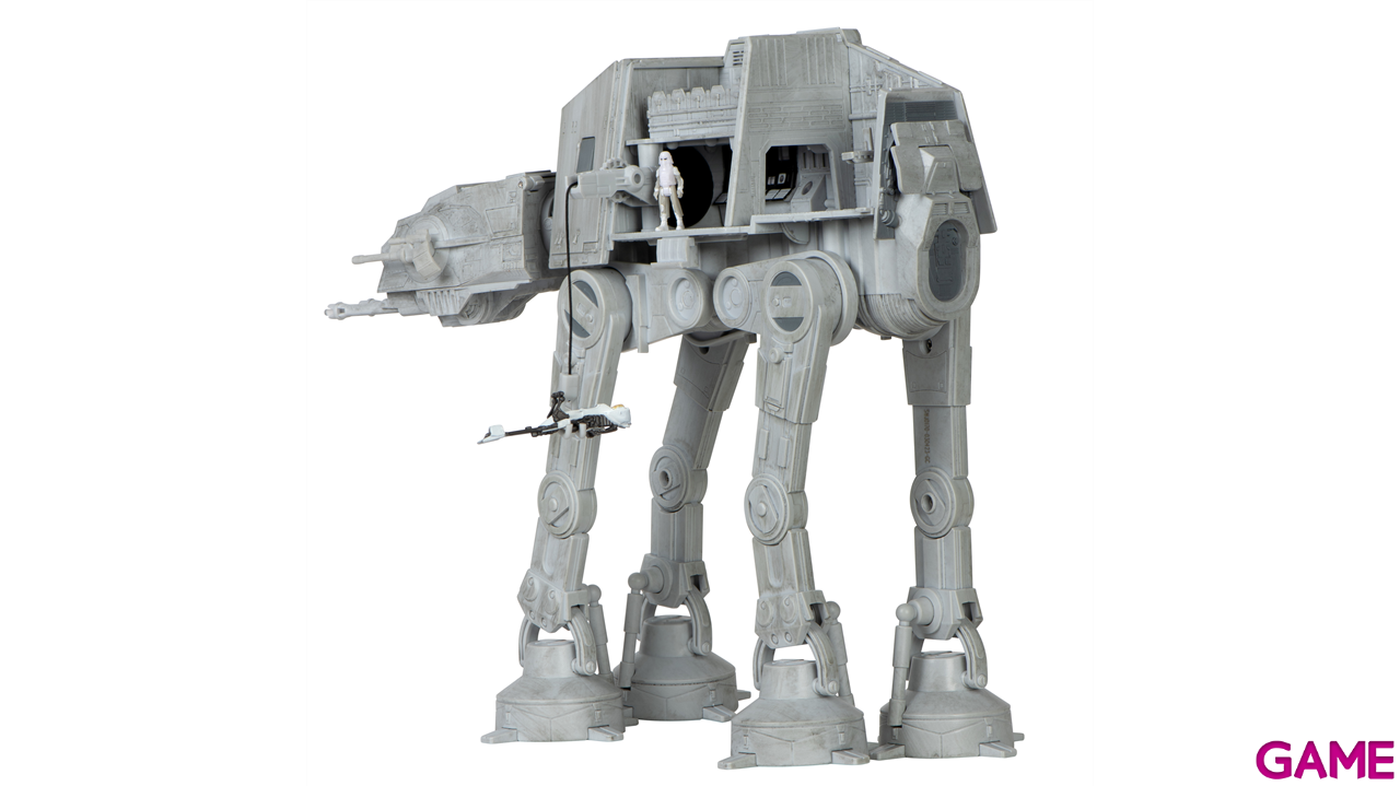 Nave con luz y sonido + 5 figuras Star Wars AT-AT Vehículo de Asalto de 25 cm-1