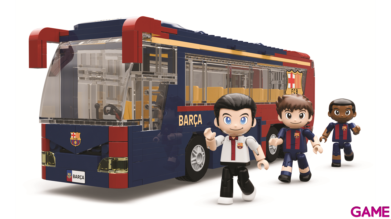 Set de construccion Autobus FC Barcelona de 28 cm (488 piezas)-11
