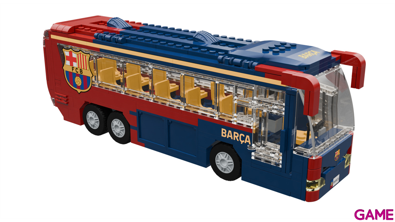 Set de construccion Autobus FC Barcelona de 28 cm (488 piezas)-3
