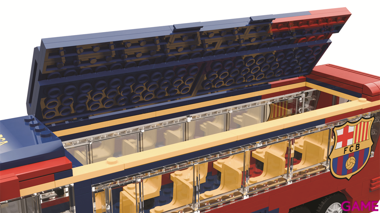 Set de construccion Autobus FC Barcelona de 28 cm (488 piezas)-4