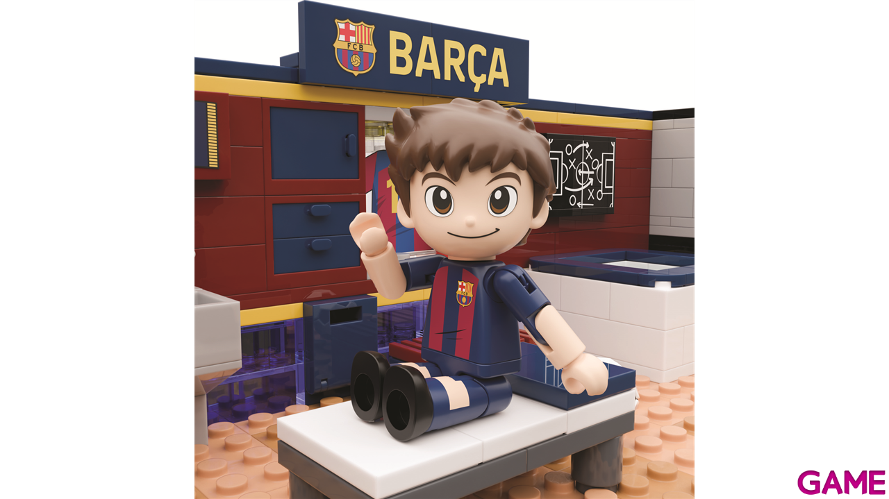 Set de construccion Vestuario FC Barcelona de 30 cm (440 piezas)-1
