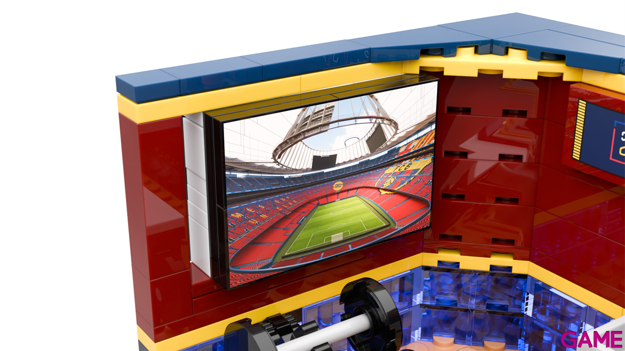 Set de construccion Vestuario FC Barcelona de 30 cm (440 piezas)-2