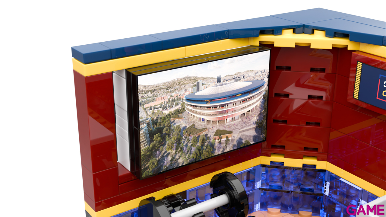 Set de construccion Vestuario FC Barcelona de 30 cm (440 piezas)-4