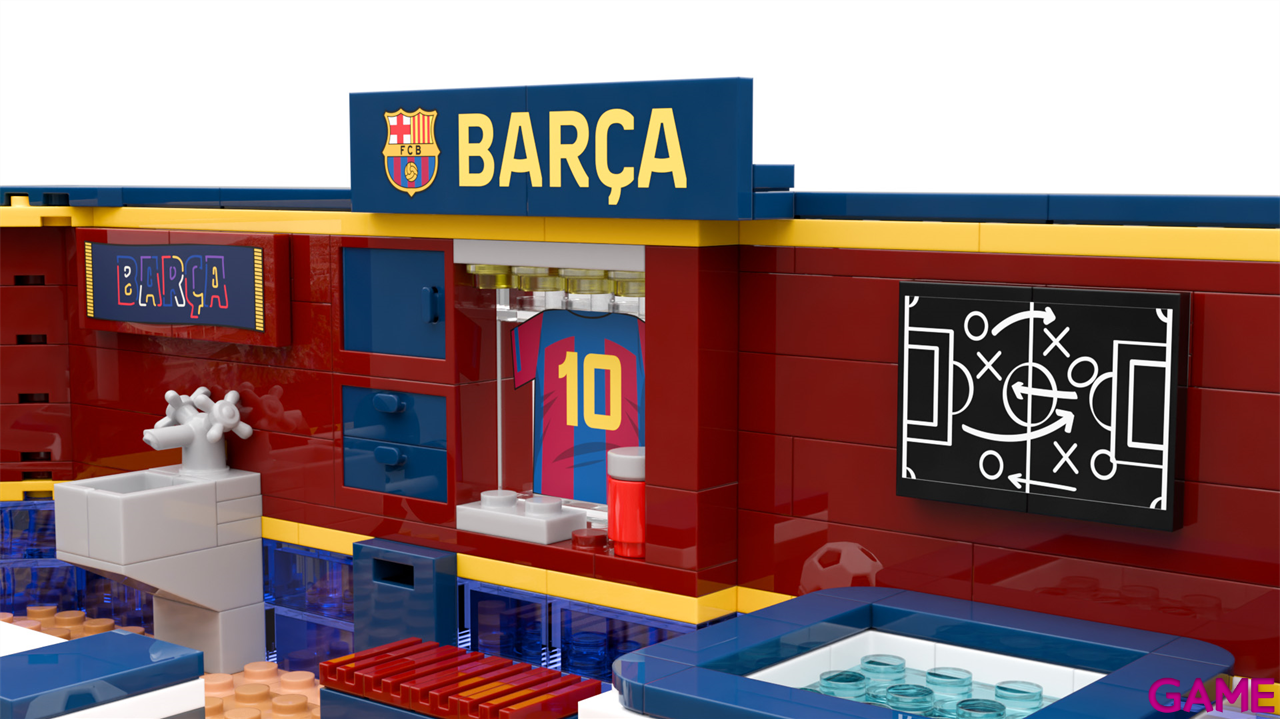 Set de construccion Vestuario FC Barcelona de 30 cm (440 piezas)-7