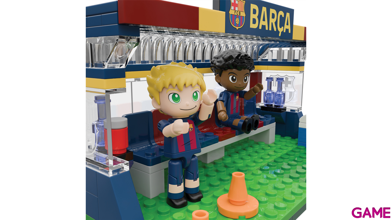 Set de construccion Banquillo FC Barcelona de 16 cm (186 piezas)-0