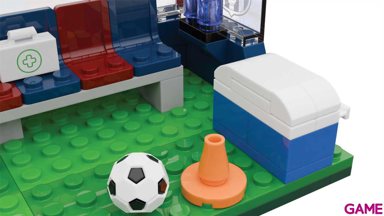 Set de construccion Banquillo FC Barcelona de 16 cm (186 piezas)-1