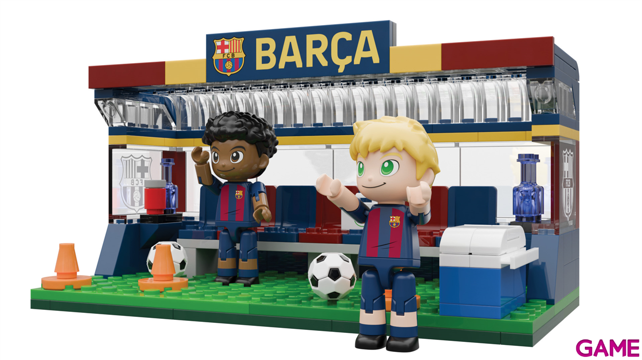 Set de construccion Banquillo FC Barcelona de 16 cm (186 piezas)-8