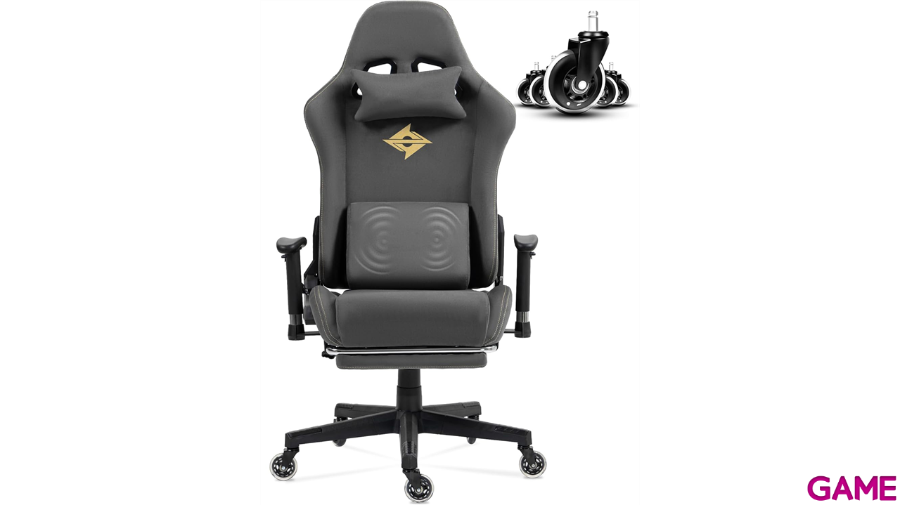 Dowinx LS 77 Gris - Silla Gaming-3
