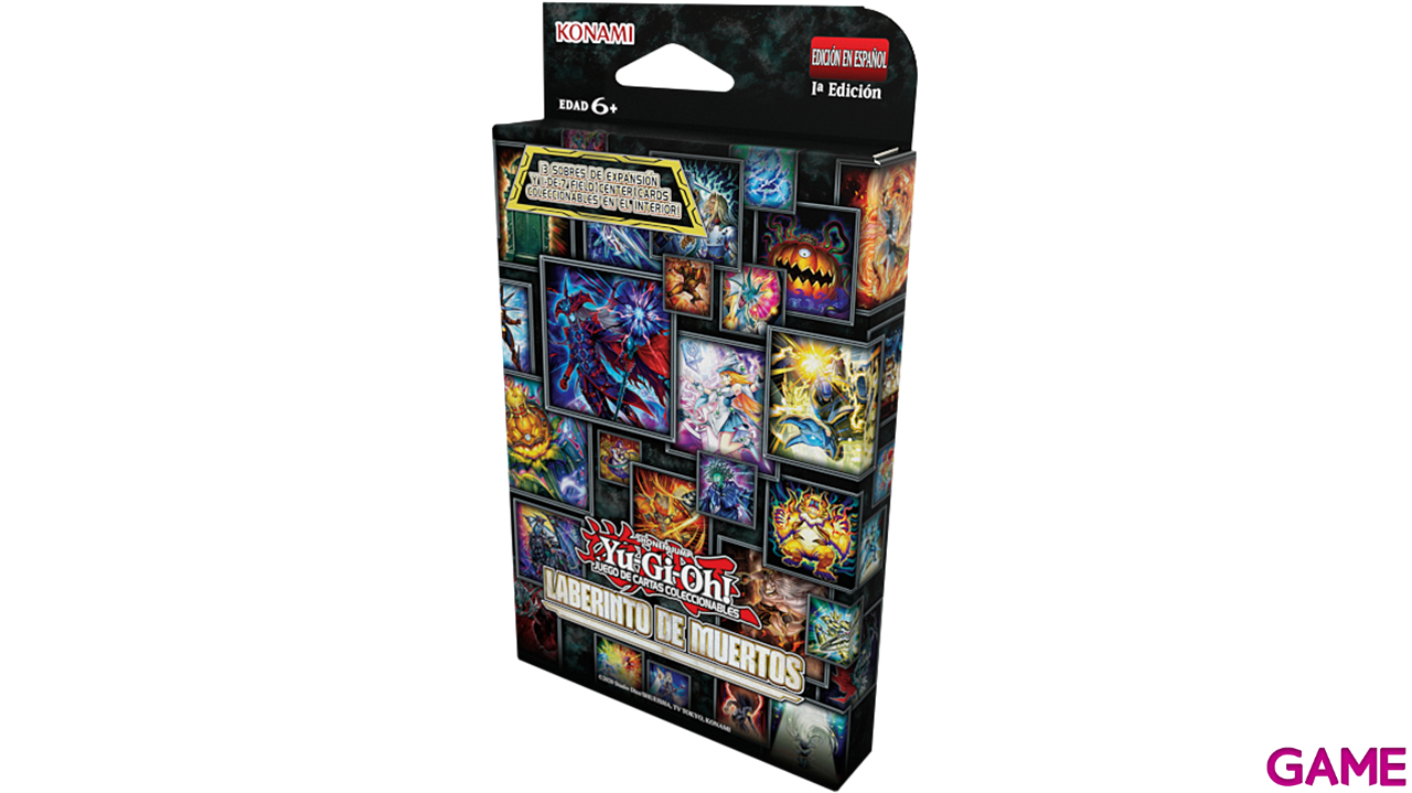 Pack de Cartas Yu-Gi-Oh! JCC Laberinto de Muertos 3 sobres-0