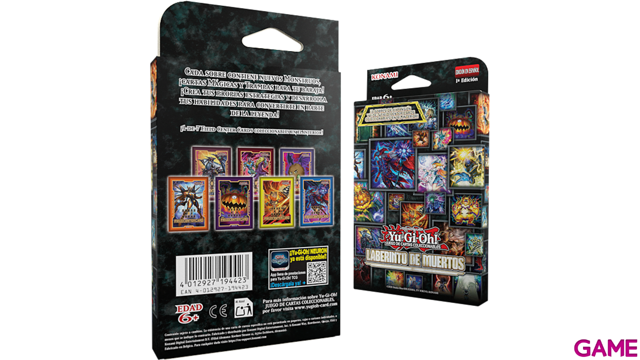 Pack de Cartas Yu-Gi-Oh! JCC Laberinto de Muertos 3 sobres-1