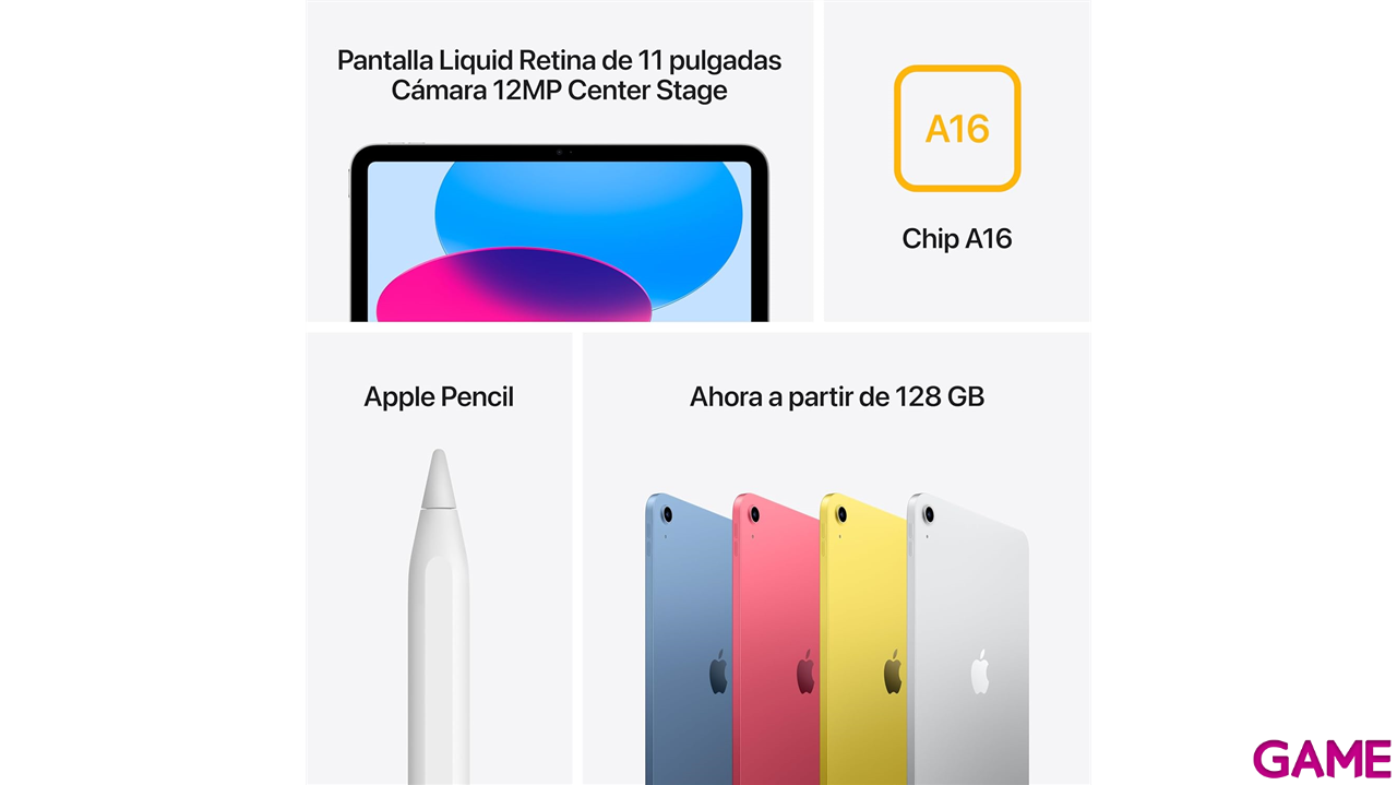 iPad 11 Wifi 128Gb Plata-2