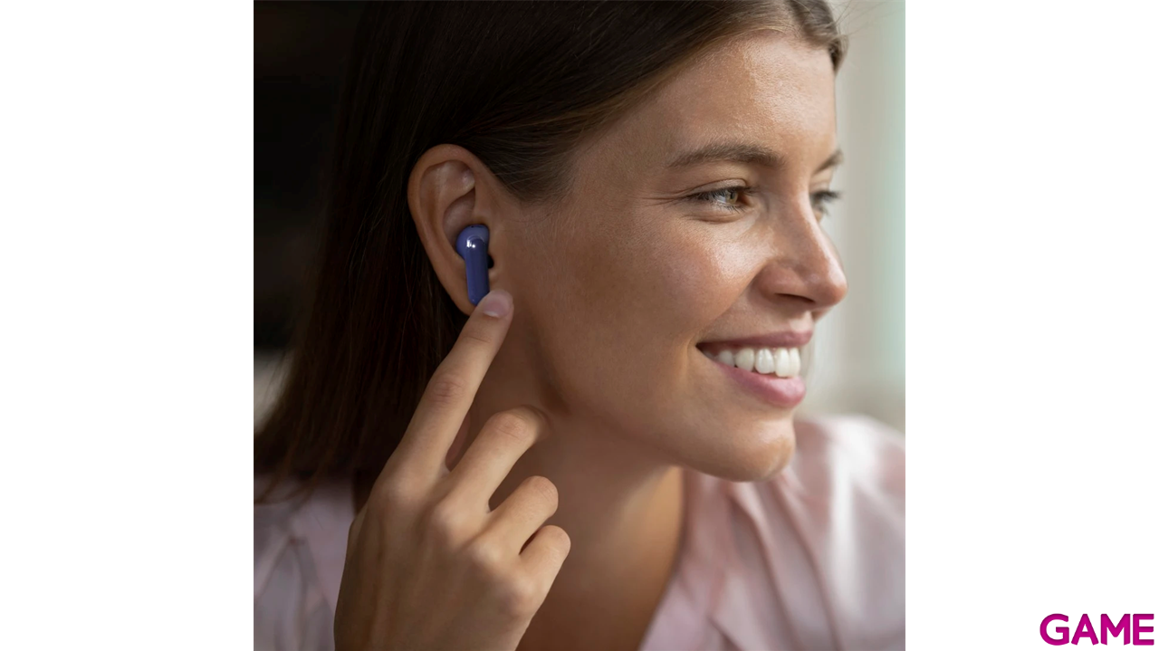 Auriculares Hama BT - Freedom Light II - TWS - Control voz - Azul-1